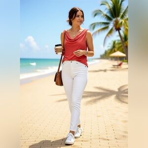 NWT Lynn Ritchie Silver top S❤️